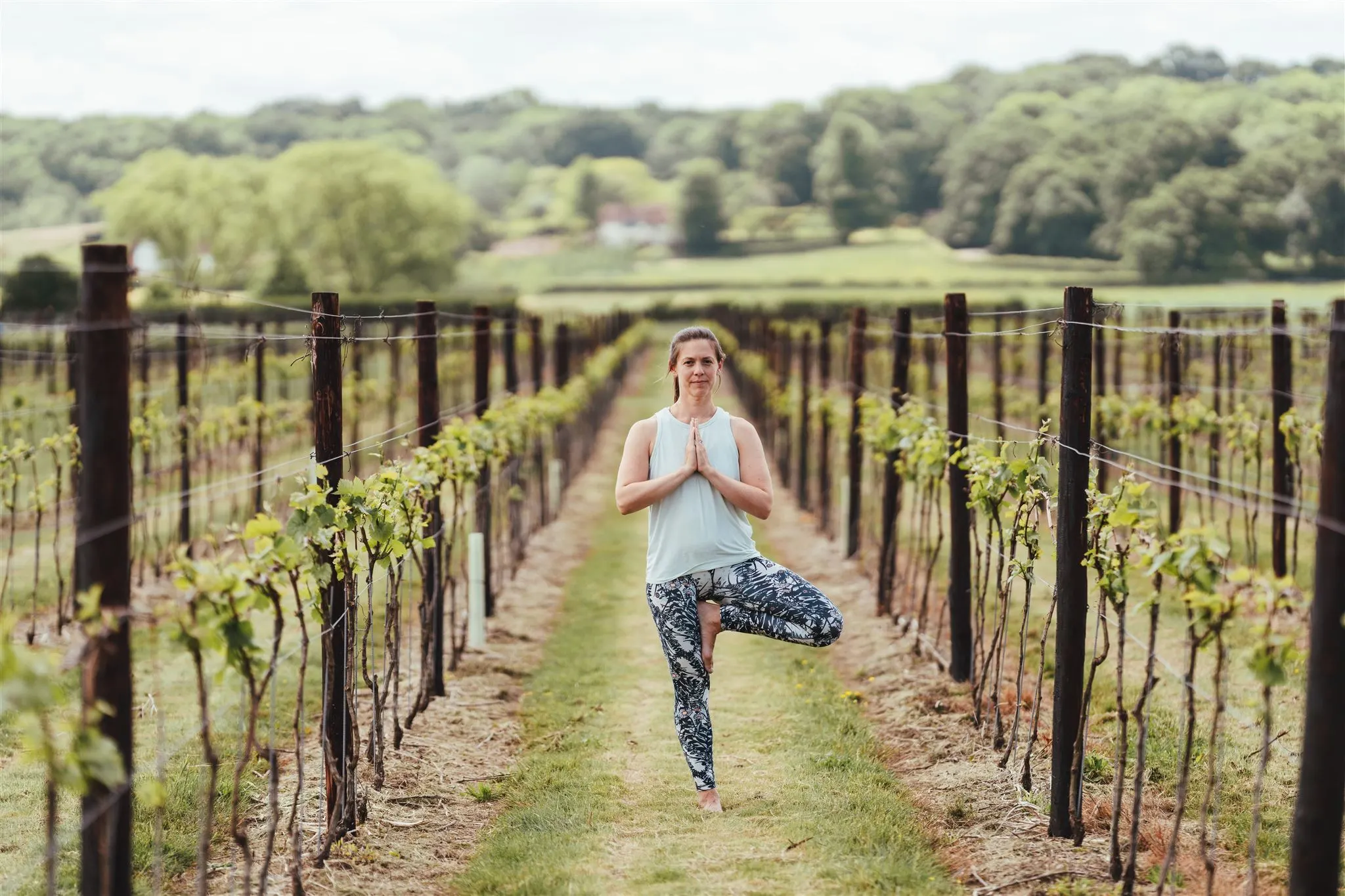 Yoga in the Vines